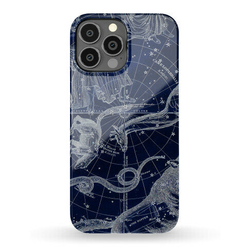 Blue and White Constellations Phone Case